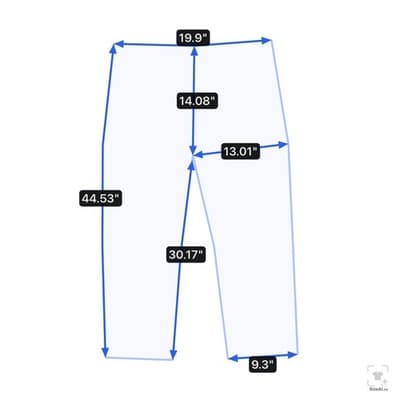 Levis 569 Jeans Mens 38x32 Blue Medium Wash Distressed Relaxed Denim Zip Fly - Thumbnail 18