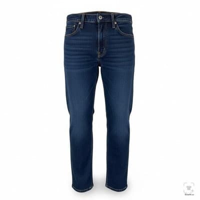 Levis 512 Jeans Mens 30x30 Blue Dark Wash Slim Tapered Stretch Denim Zip Fly - Image 1