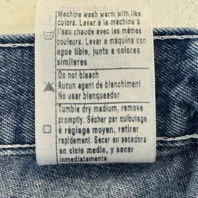 Carhartt Jeans Mens 38x30 Blue Denim B13-DST Loose Original Fit Workwear Utility - Thumbnail 7