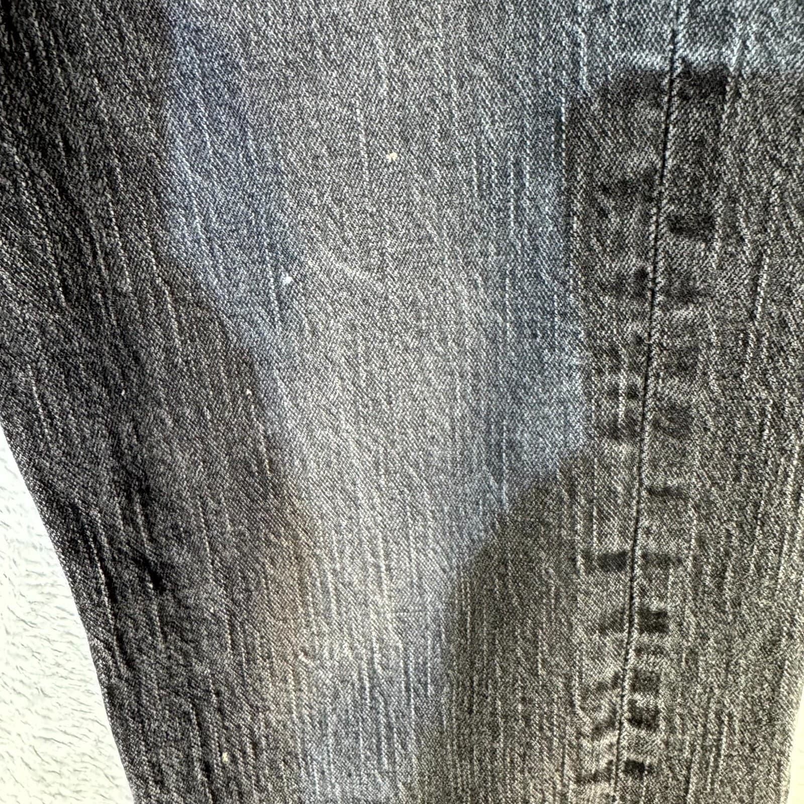 Levi's 559 Jeans Mens 31x30 Black Denim Relaxed Straight Mid Rise Stretch Zip - Thumbnail 3