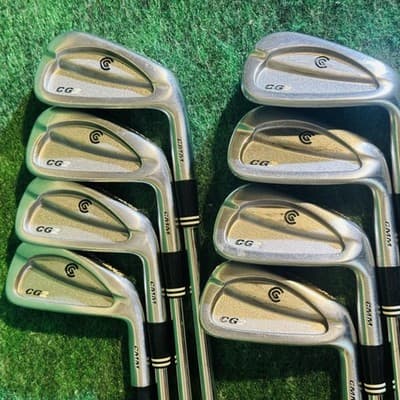 Cleveland CG2 3-PW Set 8 Clubs Mens RH 39.5 In Steel Shaft Silver Golf Clubs - Image 1