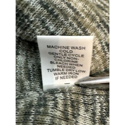 Market & Spruce Sweater Women's L Green Knit Pullover Turtleneck Cozy Soft W 36 - Thumbnail 6