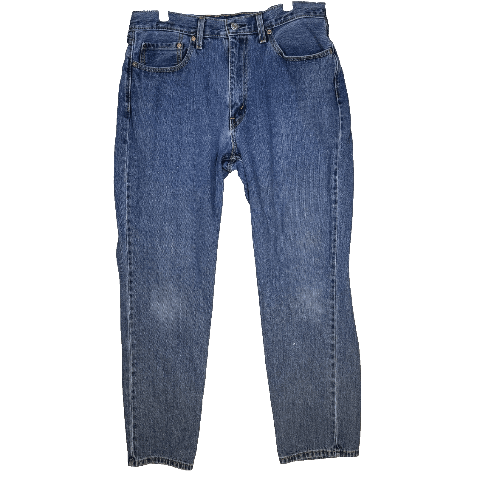 Levi's 550 Jeans Mens 36x34 Blue Denim Relaxed Fit Tapered Leg Mid Rise Zip Fly - Image 1