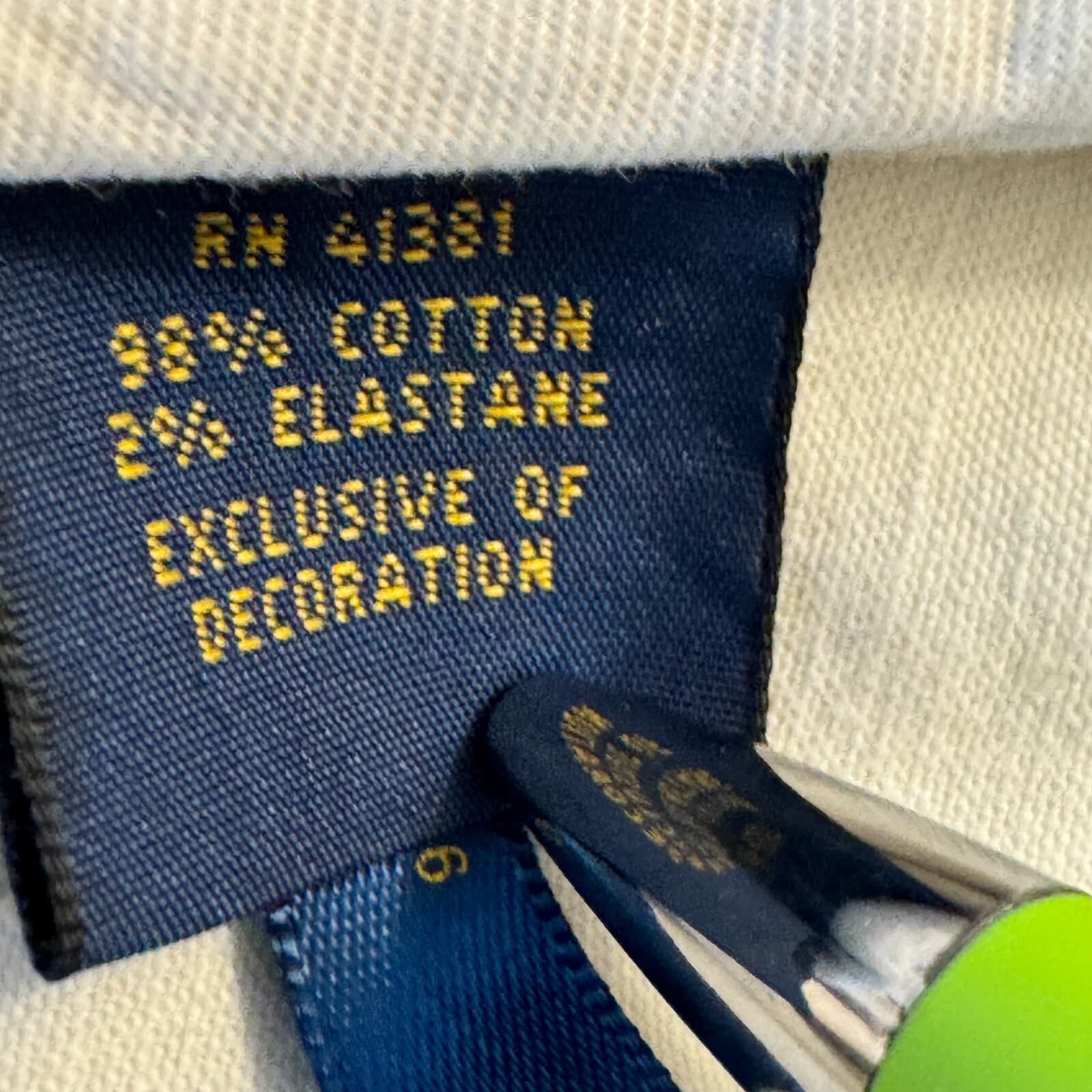 Polo Ralph Lauren Men's Chino Pants 34x32 Beige Stretch Straight Fit - Thumbnail 12