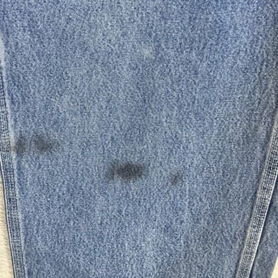 Carhartt Jeans Mens 38x30 Blue Denim B13-DST Loose Original Fit Workwear Utility - Thumbnail 3