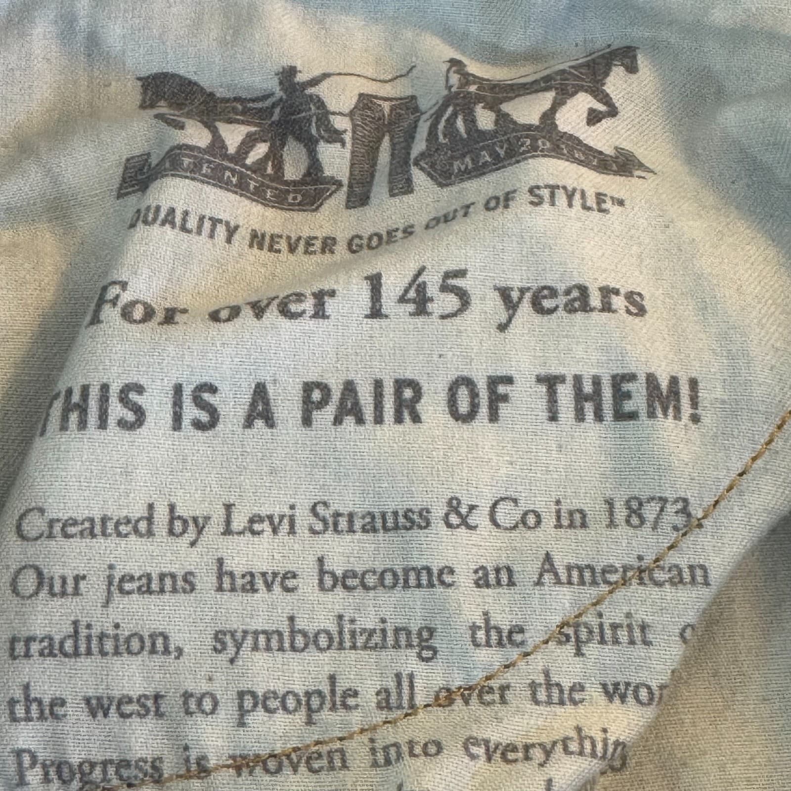 Levi’s 541 Mens Jeans 40x32 Blue Denim Stretch Athletic Fit Straight - Thumbnail 10