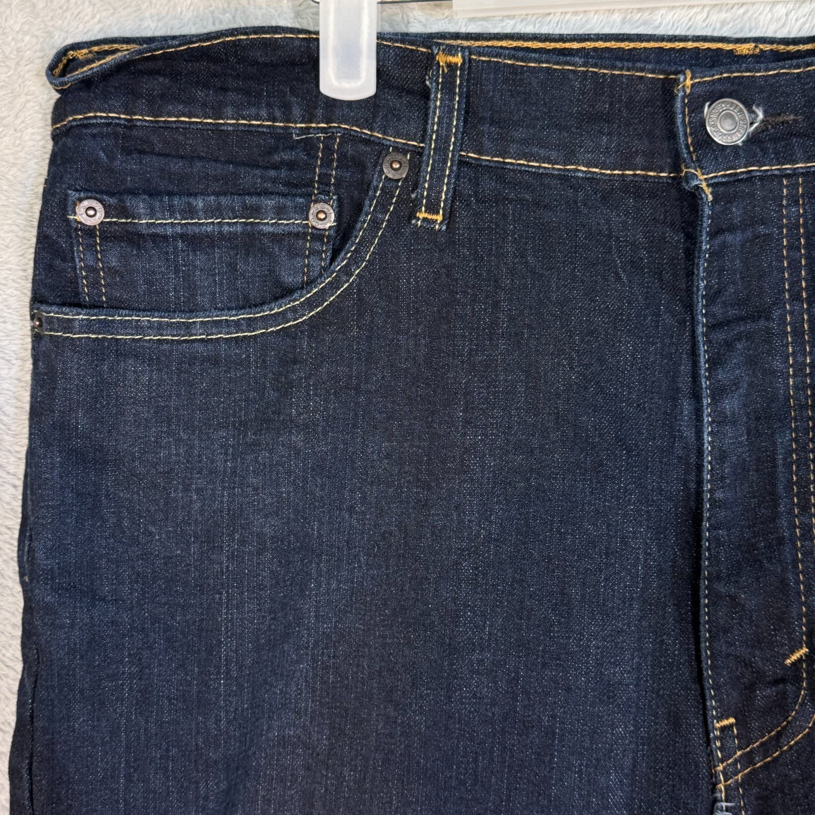 Levi’s 541 Mens Jeans 40x32 Blue Denim Stretch Athletic Fit Straight - Thumbnail 3