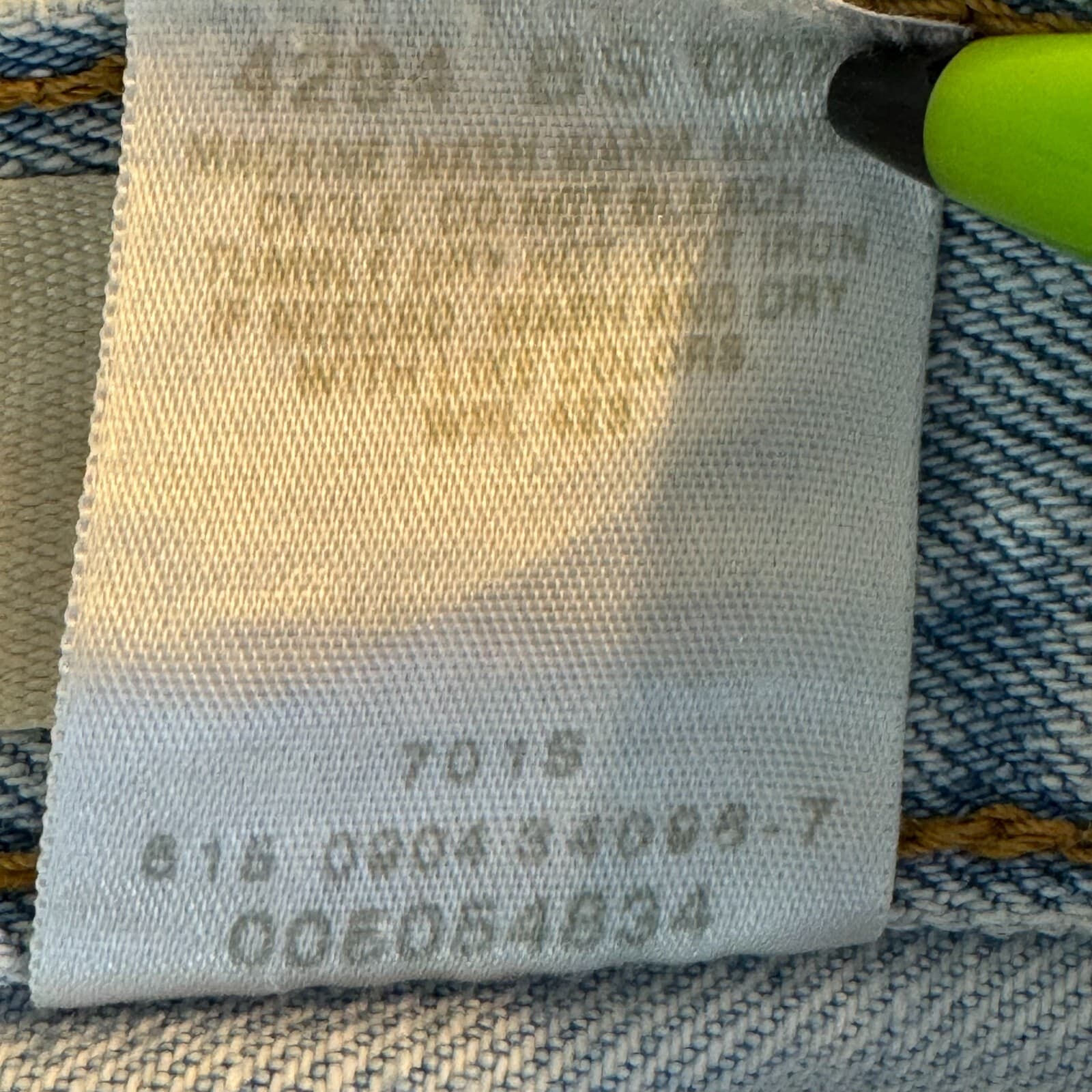 Levis 505 Jeans Mens 36x30 Light Wash Regular Fit Straight Leg Denim Classic - Thumbnail 13