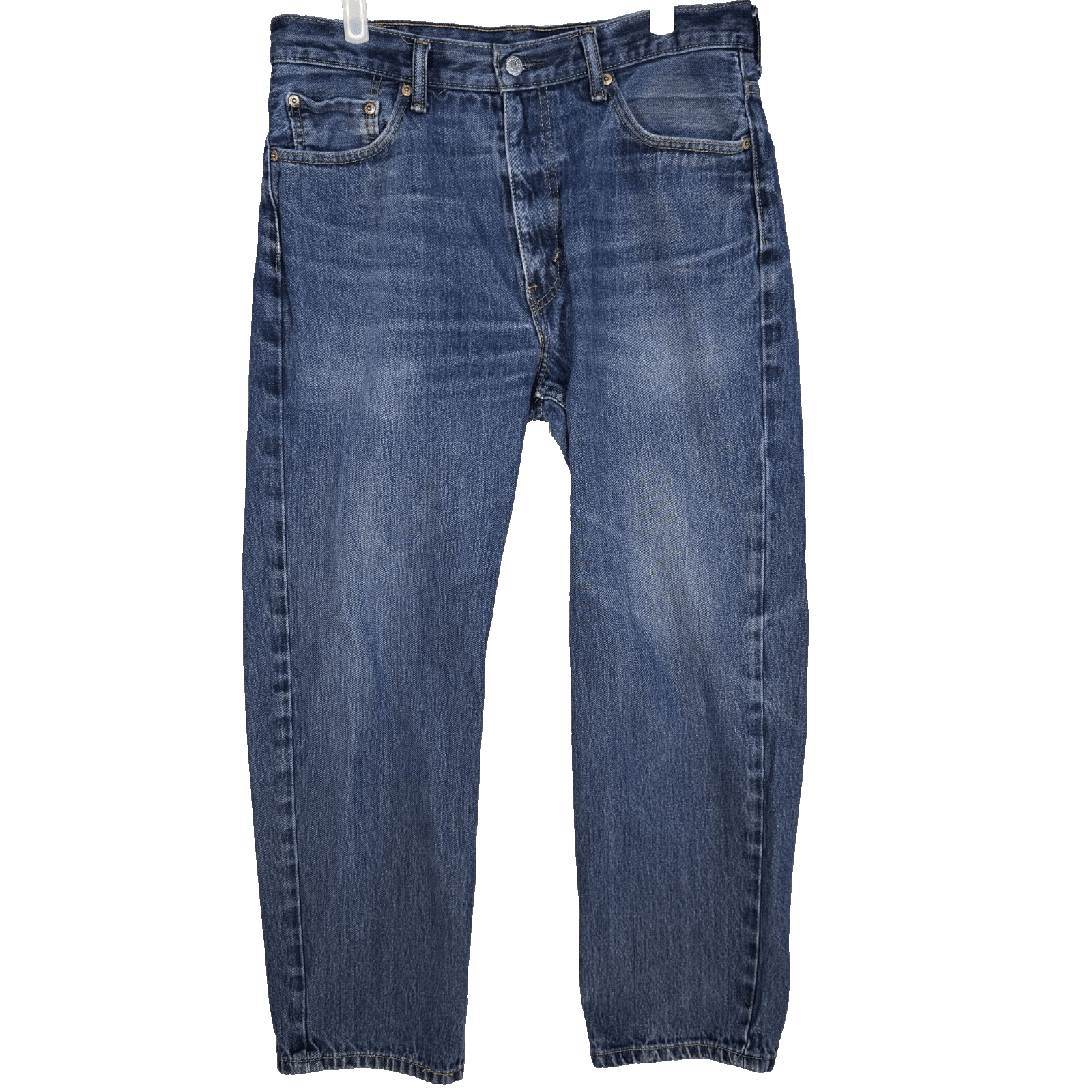 Levi's 550 Jeans Mens 34x30 Blue Denim Relaxed Fit Tapered Leg Mid Rise Zip Fly - Image 1