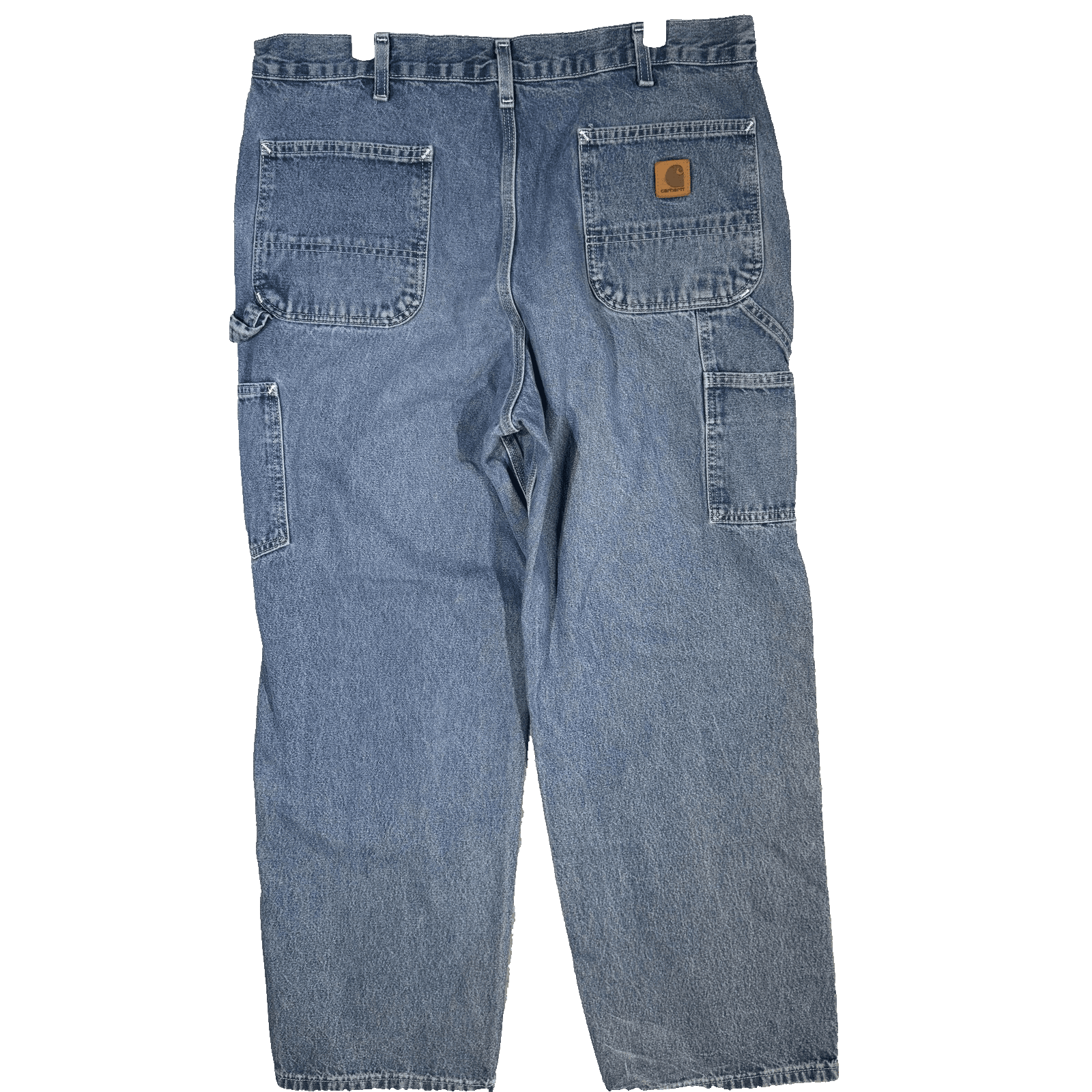 Carhartt Jeans Mens 38x30 Blue Denim B13-DST Loose Original Fit Workwear Utility - Thumbnail 2