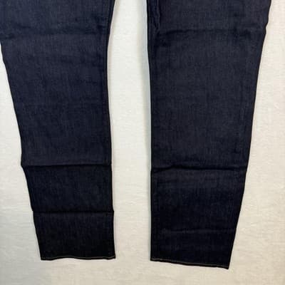 J.Crew 484 Slim Jeans Mens 44x34 Dark Wash Blue Straight Stretch Denim Big Tall - Thumbnail 2