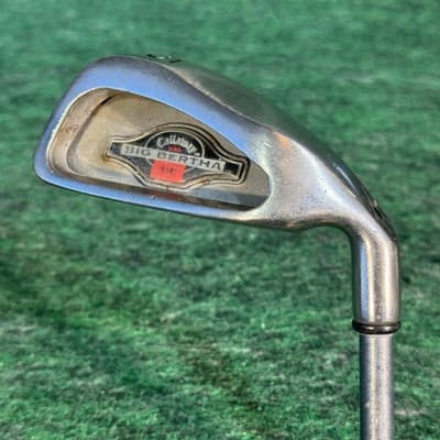 Vintage Callaway Big Bertha 5 Iron Mens RH Steel Shaft USA Silver Golf Club - Image 1