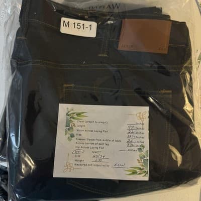 J.Crew 484 Slim Jeans Mens 44x34 Dark Wash Blue Straight Stretch Denim Big Tall - Thumbnail 15