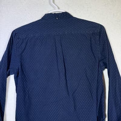 Cactus Man Shirt Mens Large Slim Fit Button Down Long Sleeve Polka Dot Dress - Thumbnail 10