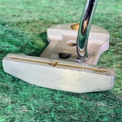 MasterGrip 415CR Mallet Putter Mens RH 36 In Steel Shaft Silver Golf Club - Thumbnail 2