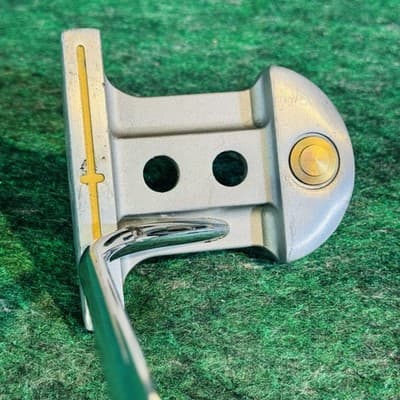 MasterGrip 415CR Mallet Putter Mens RH 36 In Steel Shaft Silver Golf Club - Thumbnail 3