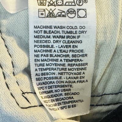 Levis 514 Jeans Mens 34x32 Black Dark Wash Straight Denim Stretch Zip Fly - Thumbnail 6