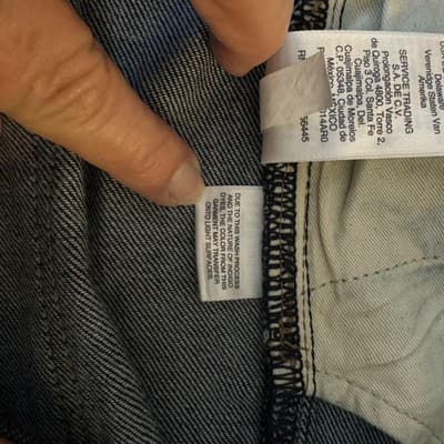 J.Crew 484 Slim Jeans Mens 44x34 Dark Wash Blue Straight Stretch Denim Big Tall - Thumbnail 13