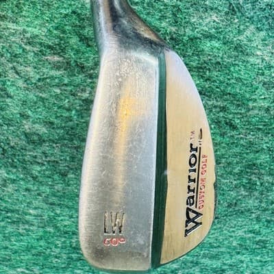 Warrior Custom Golf LW 60B0 60 Lob Wedge Mens RH 35 In Silver Golf Club - Thumbnail 3