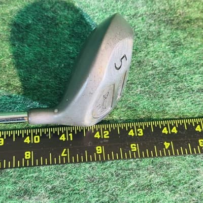 Spalding Tour Flite Stainless Oversize 5 Wood Mens RH 42.5in Reg Steel Silver - Thumbnail 6