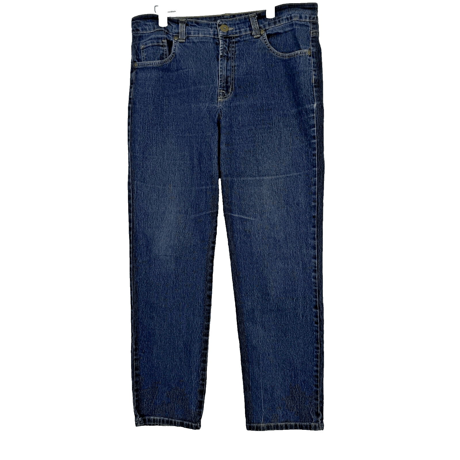 Relativity Jeans Women's 35 X 28 High Rise Straight Leg Stretch Blue Denim W364 - Image 1