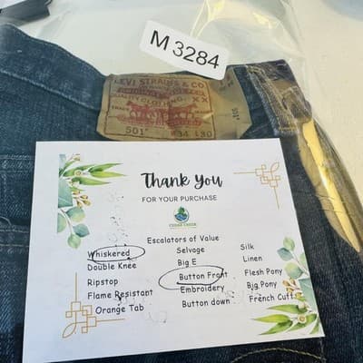 Vintage Levis 545 Jeans Mens 30x30 Black Dark Wash Tapered Denim Relaxed - Thumbnail 3