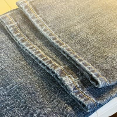 Vintage Levis 501 Jeans Mens 34x30 Blue Medium Wash Straight Denim 90s - Thumbnail 8