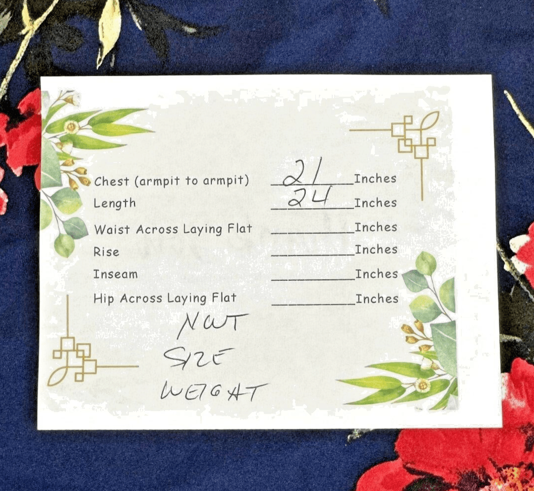 Papermoon Tank Top Women's 2XL Navy Floral Spaghetti Strap Sleeveless Light W 61 - Thumbnail 7