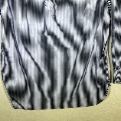 Ralph Lauren Shirt Mens 16.5 34/35 Striped Button Down Easy Care Dress Shirt - Thumbnail 10