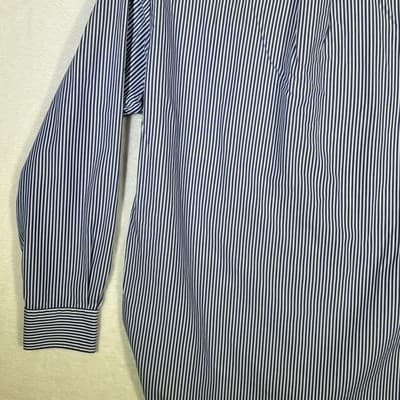 Ralph Lauren Shirt Mens 16.5 34/35 Striped Button Down Easy Care Dress Shirt - Thumbnail 11
