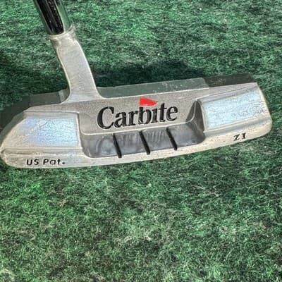 Carbite Z1 Blade Putter Mens Right Hand 35 In Steel Shaft Silver Golf Club - Image 1