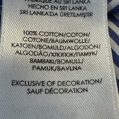 Ralph Lauren Shirt Mens 16.5 34/35 Striped Button Down Easy Care Dress Shirt - Thumbnail 16