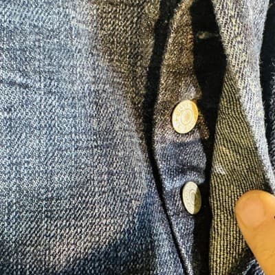 Vintage Levis 501 Jeans Mens 34x30 Blue Medium Wash Straight Denim 90s - Thumbnail 4
