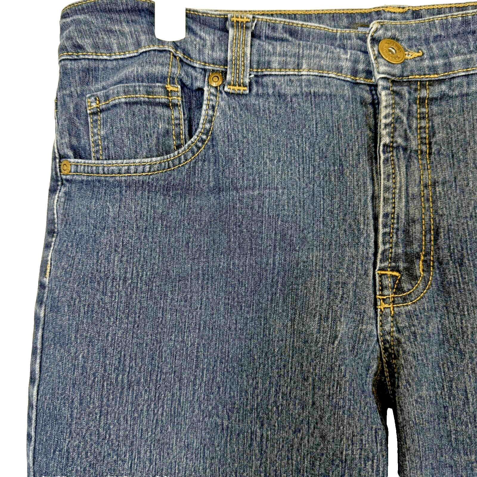 Relativity Jeans Women's 35 X 28 High Rise Straight Leg Stretch Blue Denim W364 - Thumbnail 4