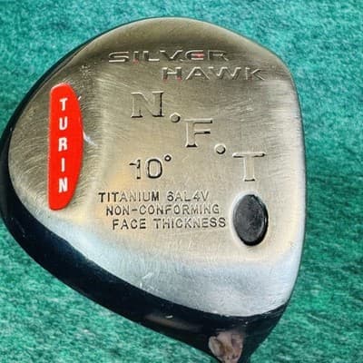 Silver Hawk N.F.T Driver 10° Mens RH Strata-Flex FT Gold R-Flex Golf Club USA - Image 1
