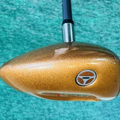 Vintage TaylorMade Burner 5 Fairway Wood Mens RH Bubble Shaft Copper Golf Club - Thumbnail 4