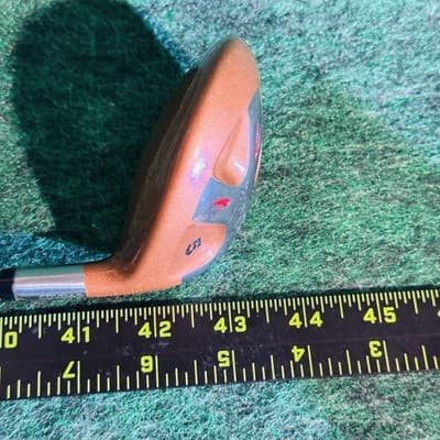 Vintage TaylorMade Burner 5 Fairway Wood Mens RH Bubble Shaft Copper Golf Club - Thumbnail 6