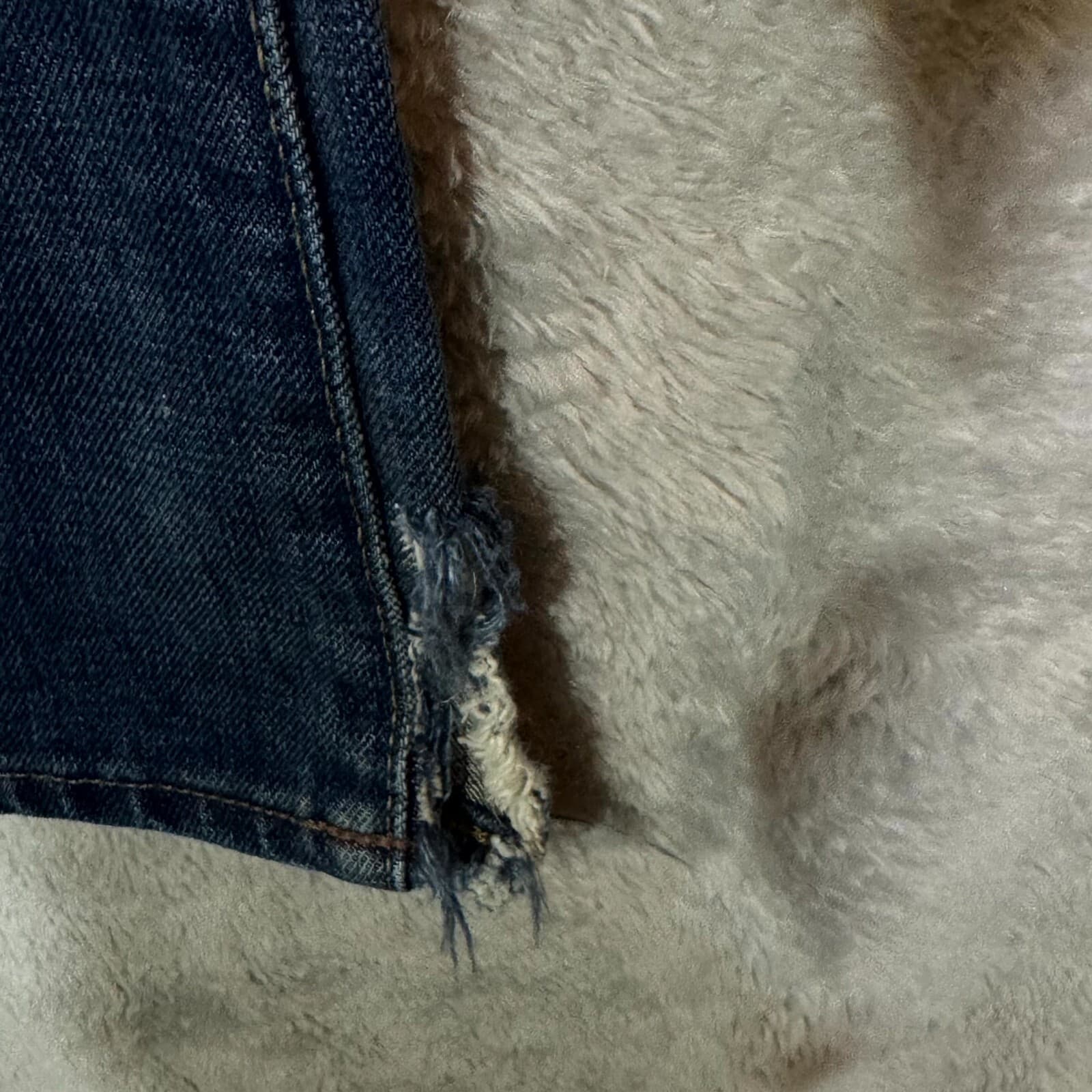 Polo Ralph Lauren Jeans Mens 32x34 Distressed Blue Denim 100 Cotton Straight Leg - Thumbnail 6