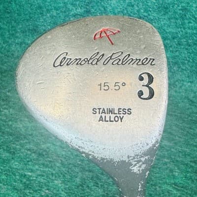 Vintage Arnold Palmer 3 15.5° Fairway Wood Mens RH Steel Shaft Golf Club USA - Image 1