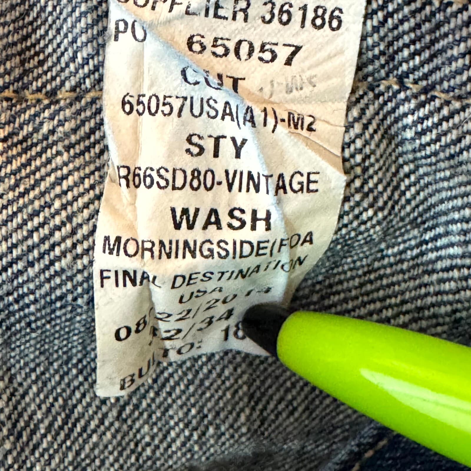 Polo Ralph Lauren Jeans Mens 32x34 Distressed Blue Denim 100 Cotton Straight Leg - Thumbnail 15