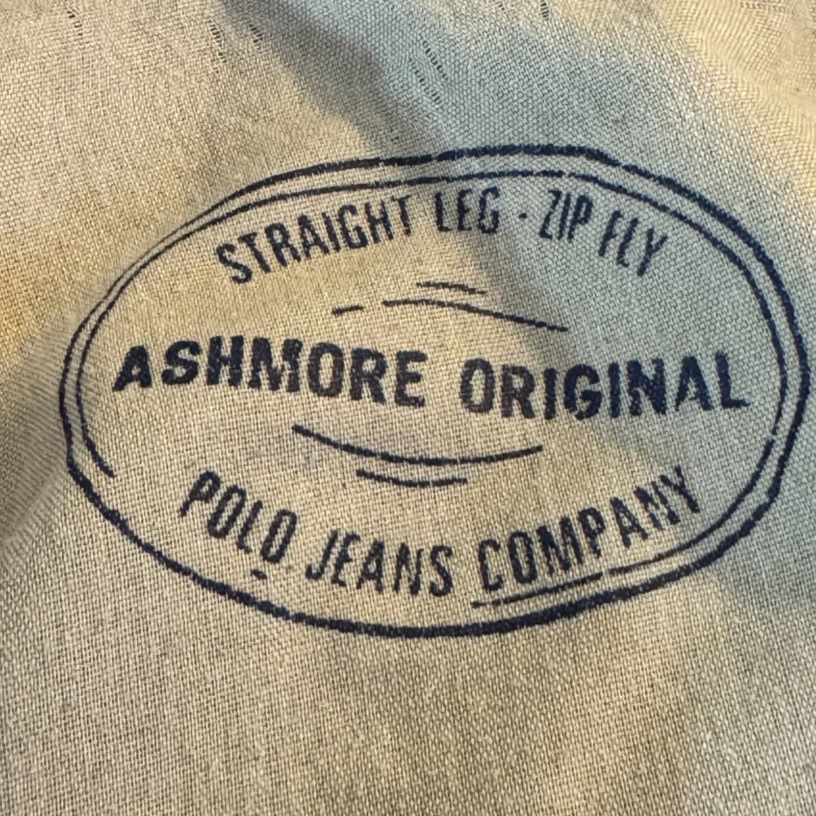 Polo Ralph Lauren Ashmore Jeans 46x30 Blue Denim Straight Distressed - Thumbnail 13