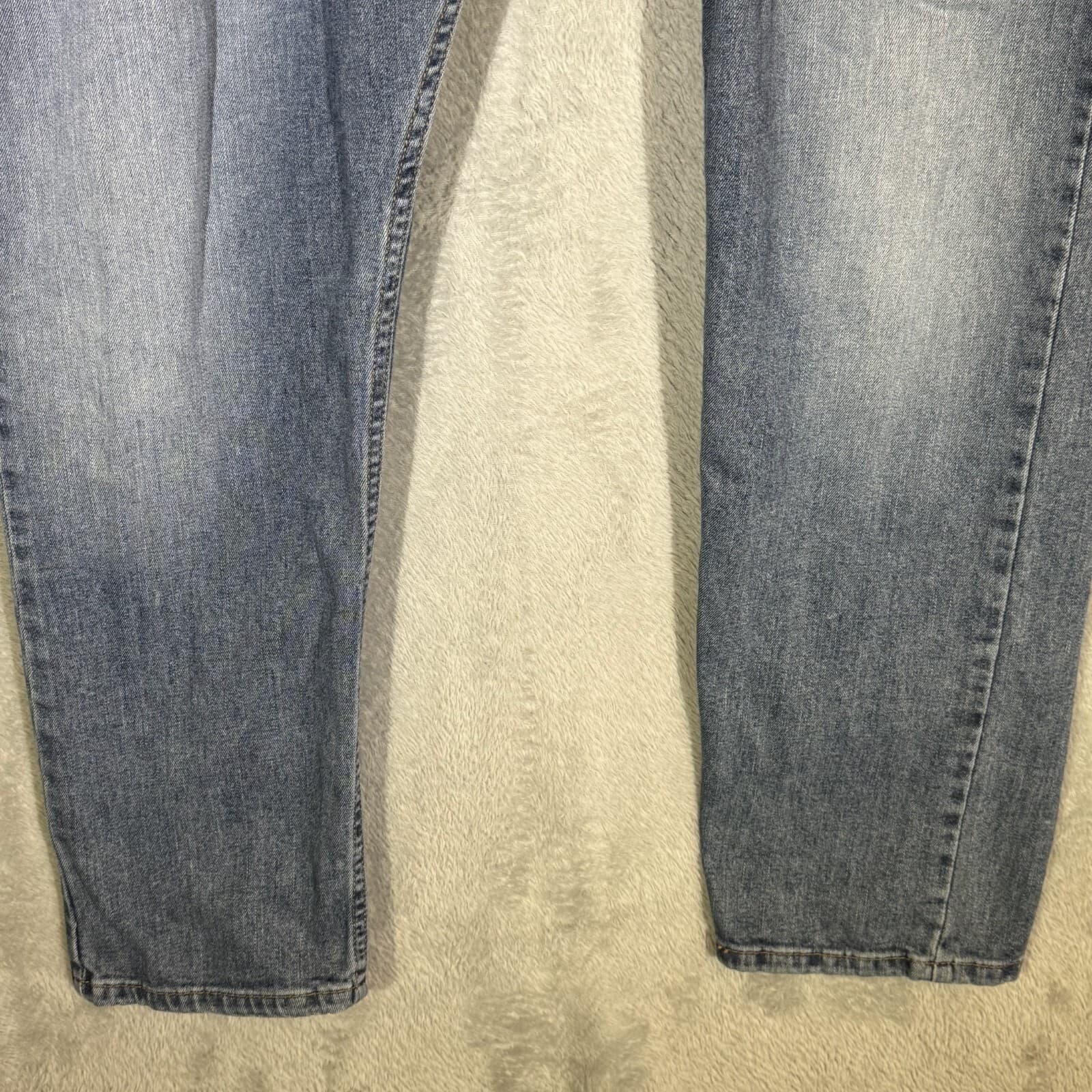 Levis 512 Jeans Mens 36x30 Blue Denim Stretch Slim Taper Mid Rise Straight Leg - Thumbnail 5