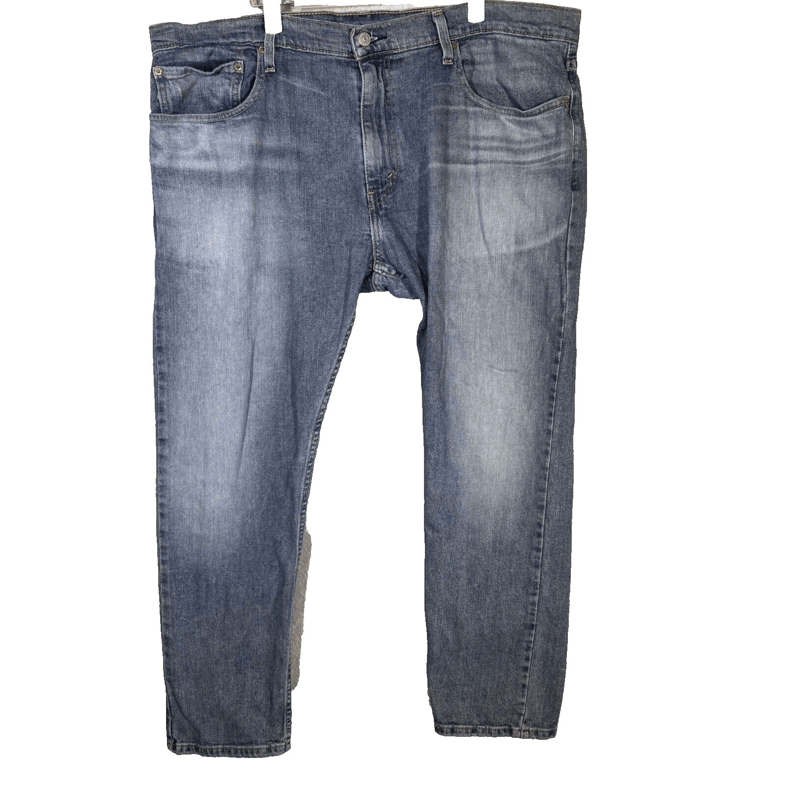 Levis 512 Jeans Mens 36x30 Blue Denim Stretch Slim Taper Mid Rise Straight Leg - Image 1