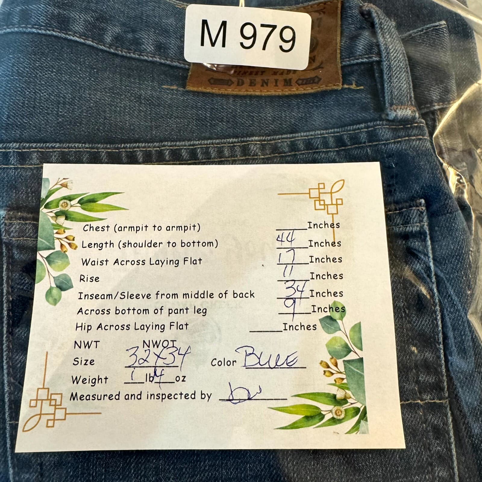 Polo Ralph Lauren Jeans Mens 32x34 Distressed Blue Denim 100 Cotton Straight Leg - Thumbnail 9