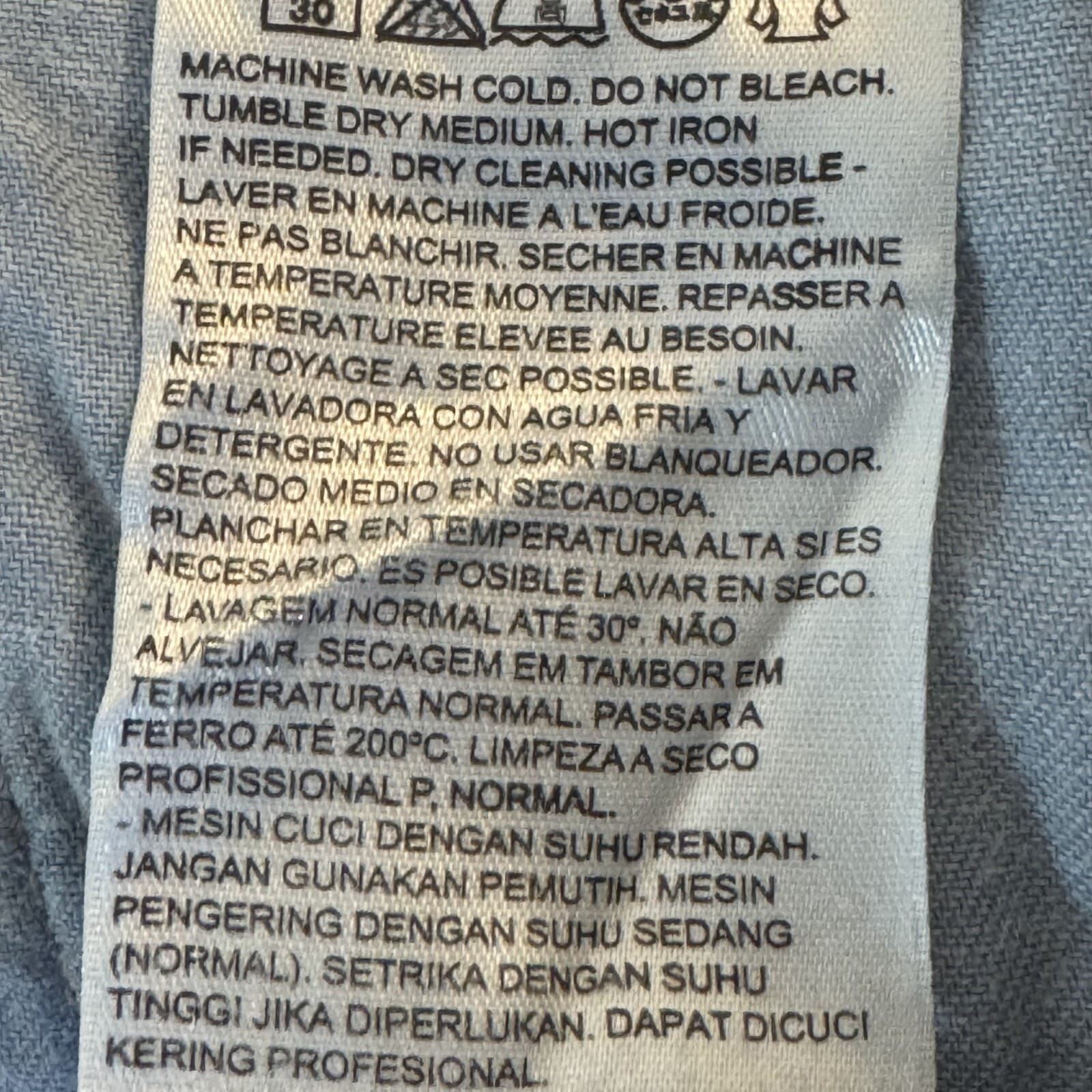 Levis 514 Jeans Mens 34x29 Blue Denim 100 Percent Cotton Straight Leg Mid Rise - Thumbnail 14