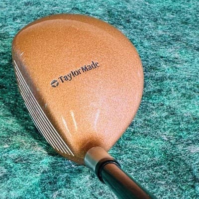 Vintage TaylorMade Burner 5 Fairway Wood Mens RH Bubble Shaft Copper Golf Club - Thumbnail 3