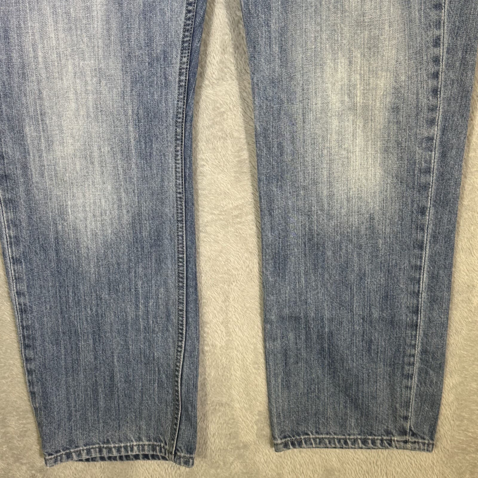 Levis 514 Jeans Mens 34x29 Blue Denim 100 Percent Cotton Straight Leg Mid Rise - Thumbnail 5