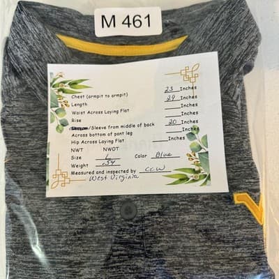 West Virginia Mountaineers Polo Shirt Mens Large Blue NCAA Football Colosseum - Thumbnail 15