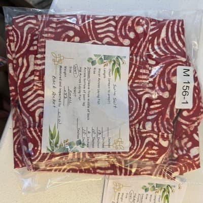 J.Crew Swim Trunks Mens Small Red Geometric Print Lined Drawstring Back Pocket - Thumbnail 8