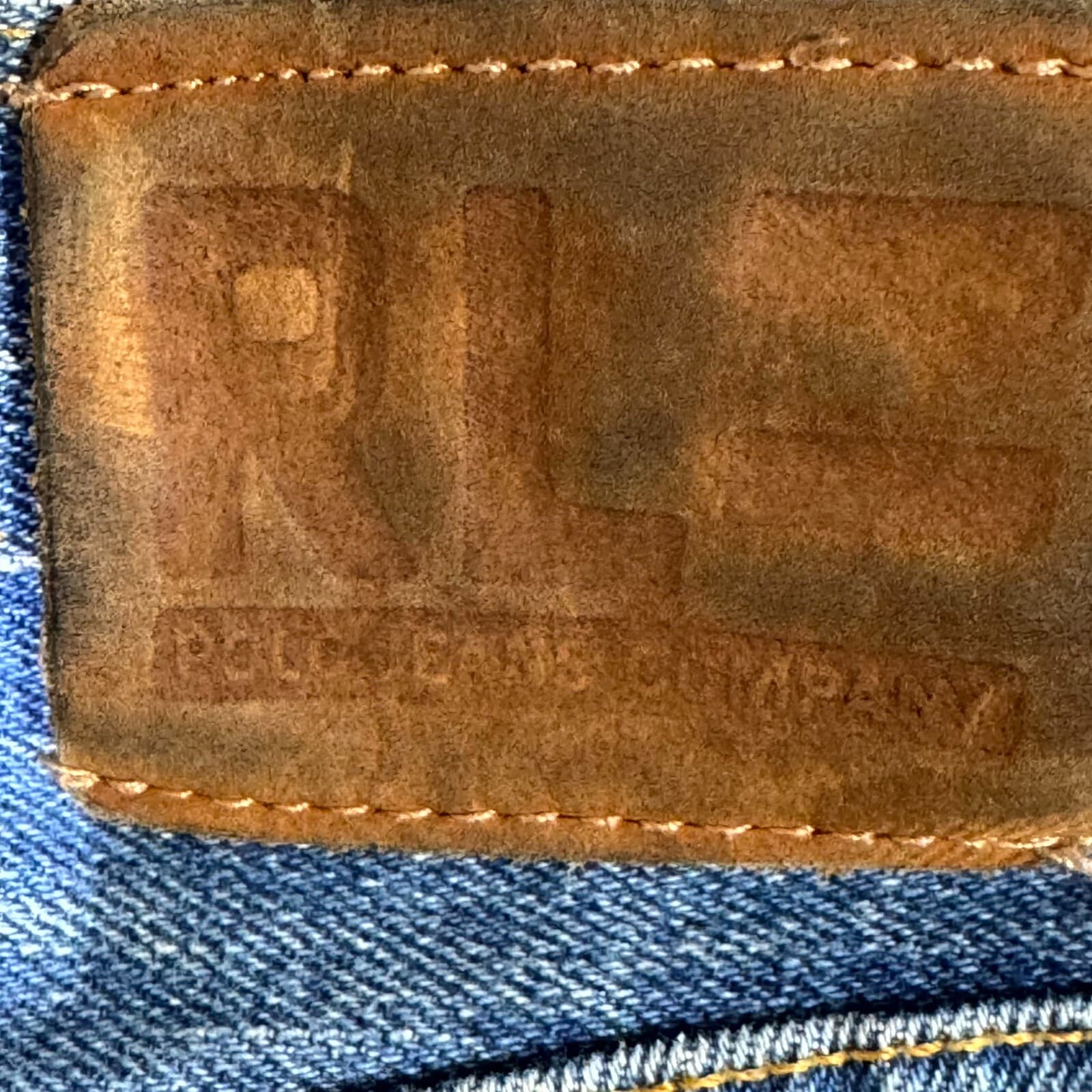 Ralph Lauren Jeans Men’s 32x32 Blue Denim 100% Cotton Mid-Rise Straight Leg - Thumbnail 9